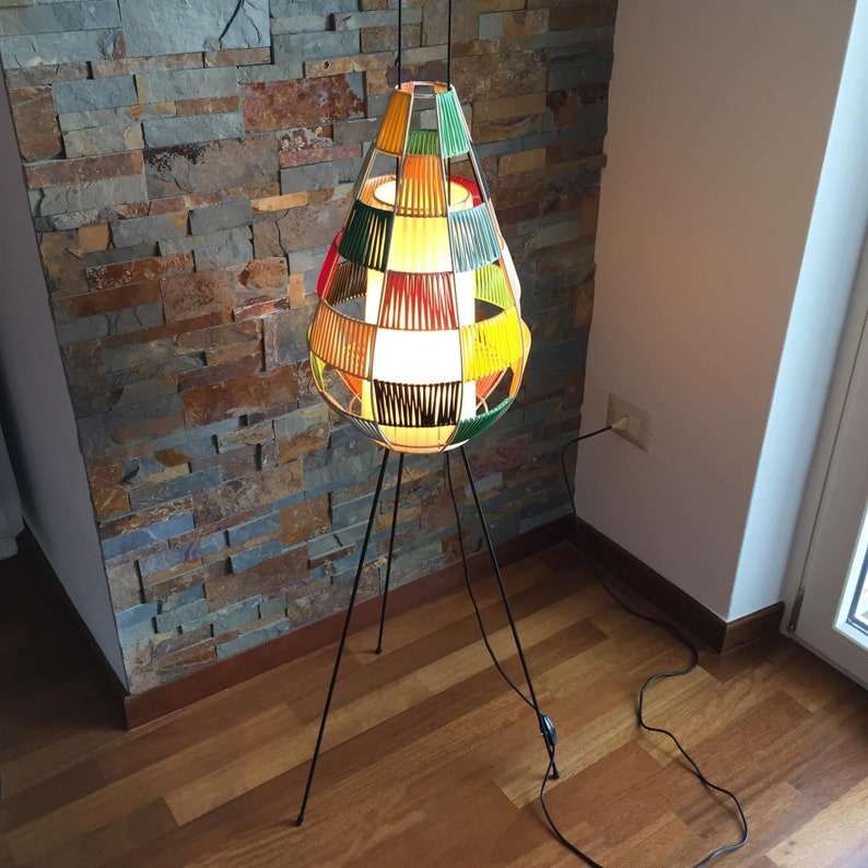 Gorgeous Floor Lamp Scandinavian Design 1950 50s Ground Vintage Stilnovo