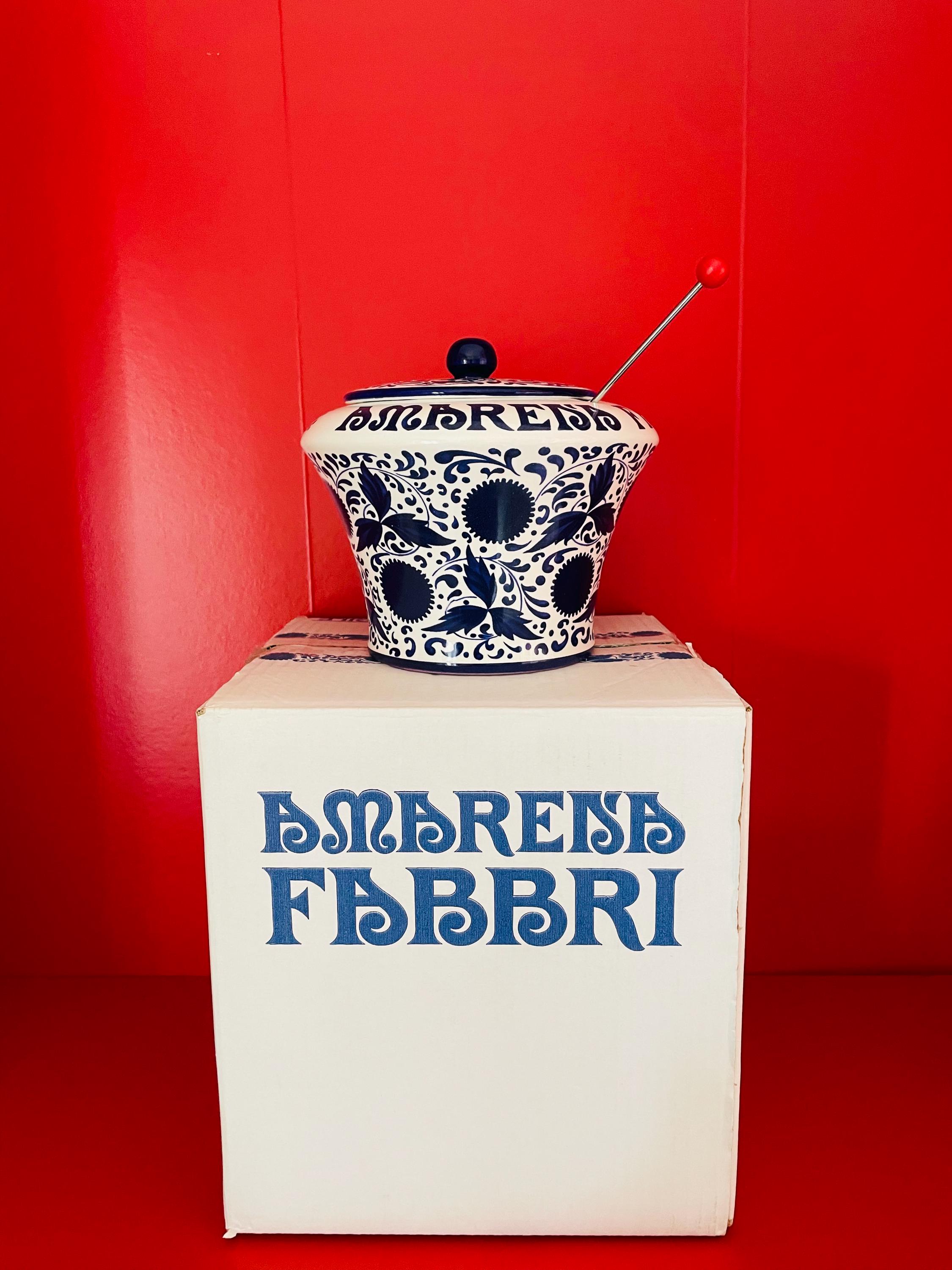 肌触りがいい Fabbri Amarene Bologna Spoon With Vase Couvette Ceramic 食器
