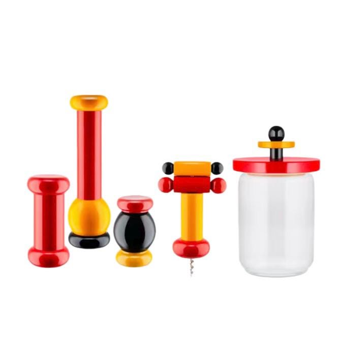 TWERGI ボウル エットーレソットサス ALESSI メンフィス 80s ALESSI アレッシィ センターピース 木製 ボウル 器 TWERGI