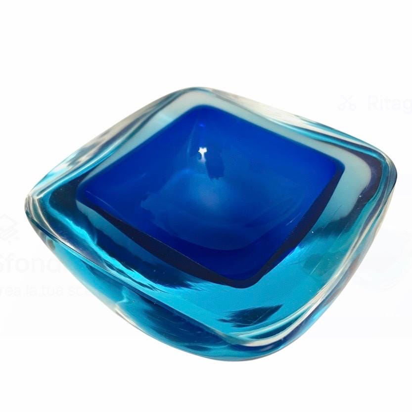 Flavio Poli Murano Glass Ashtray - Etsy