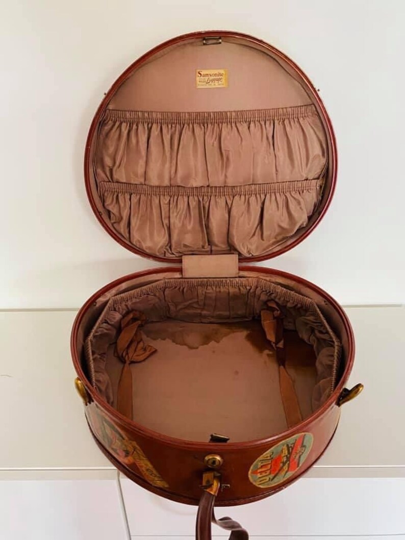 Original Vintage Hat Box Samsonite 30s 