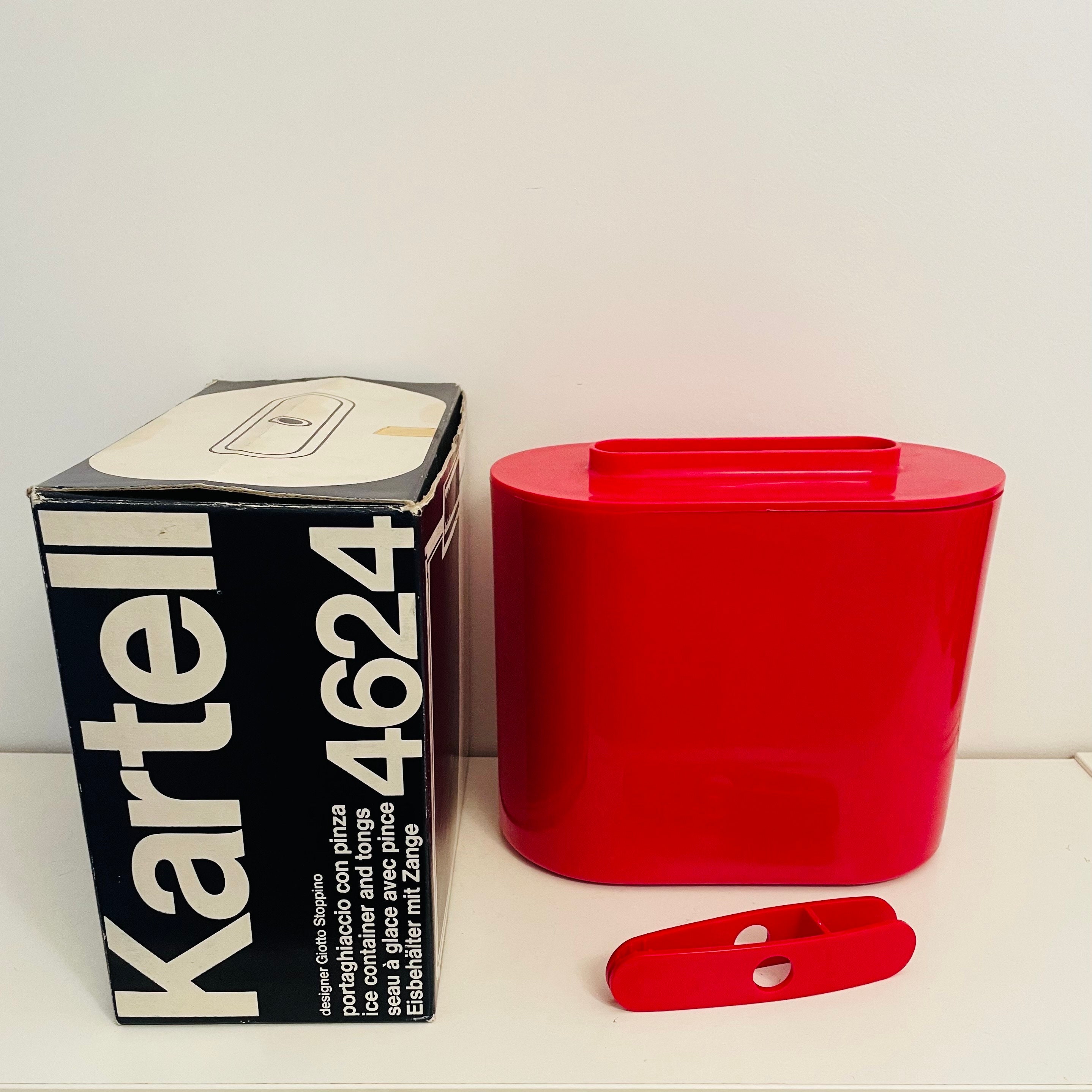 Giotto Stoppino for KARTELL Rare Ice Bucket Complete With Tongs