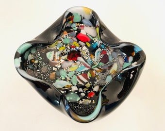 Dino Martens for AVEM splendid “Tutti Frutti” Murano glass bowl