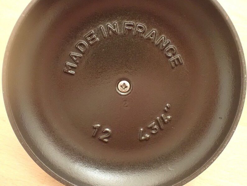 La Coquette STAUB Black Cast Iron Casserole Dish 12 Cm, Mini Staub Cast