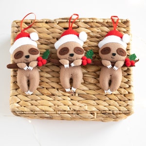 Sloth ornament, Christmas tree decor image 9