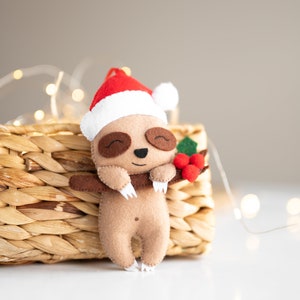 Sloth ornament, Christmas tree decor image 2