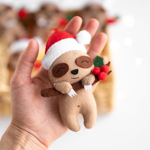 Sloth ornament, Christmas tree decor image 1