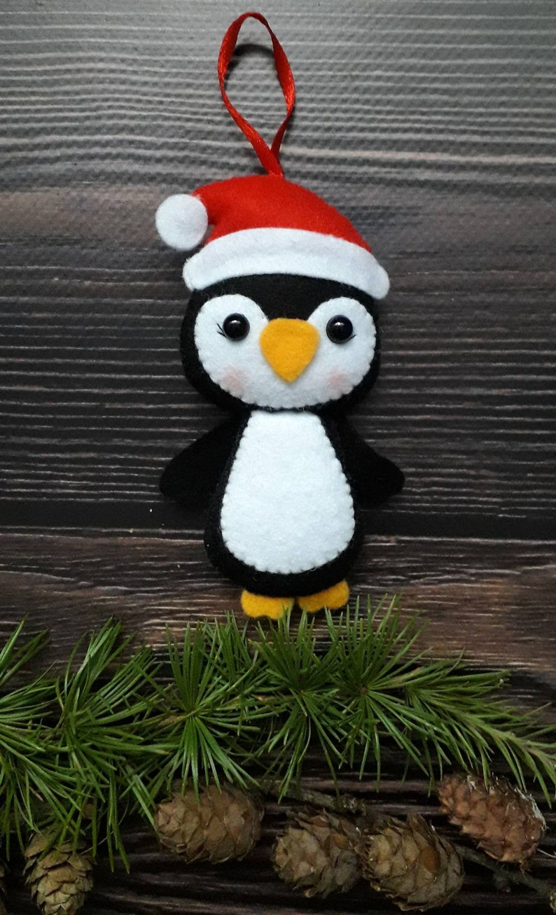 Christmas Penguin Christmas Ornament Penguinchristmas Etsy Canada