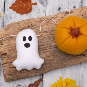 Halloween garland, ghost decor, fall garland image 4