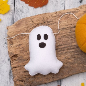 Halloween garland, ghost decor, fall garland image 9