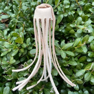 Cat Toy with 11 Tantalizing Tentacles Dye Free Leather Meowsers! image 1