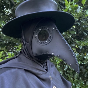 Leather Plague Doctor Mask