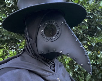 Leather Plague Doctor Mask