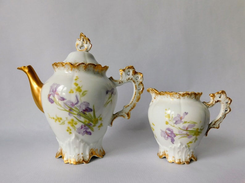 Luxury Antique Porcelain Tea Set Plainemaison Frères Limoges. Etsy UK