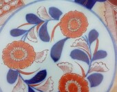 Antique Japanese Imari Taisho Era Asian Porcelain Hand Painted Charger Plate