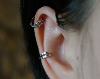sterling silver Ear cuff/tiny ear cuffs/ear wrap/silver ear clip