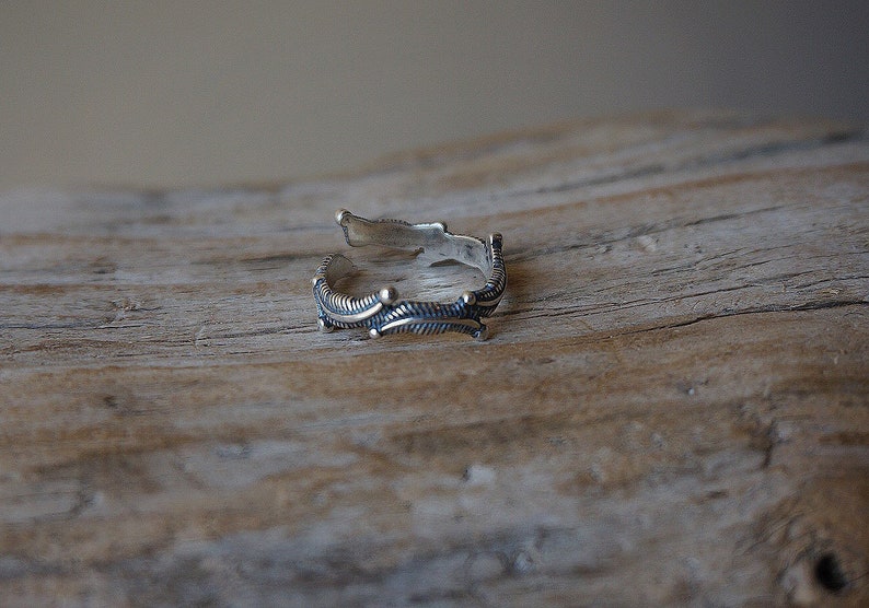 Sterling silver Feather Midi ringfeather ringadjustable ringtoe ringknuckle ringsterling silver ringmidi ringopen ring