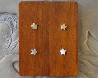 Kleine Stern Ohrstecker/Gold Stern Ohrstecker/Stern Ohrstecker/minimalistisch/minimalistisch/14k vergoldet Stern Ohrstecker