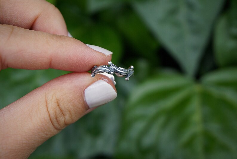 Sterling silver Feather Midi ringfeather ringadjustable ringtoe ringknuckle ringsterling silver ringmidi ringopen ring