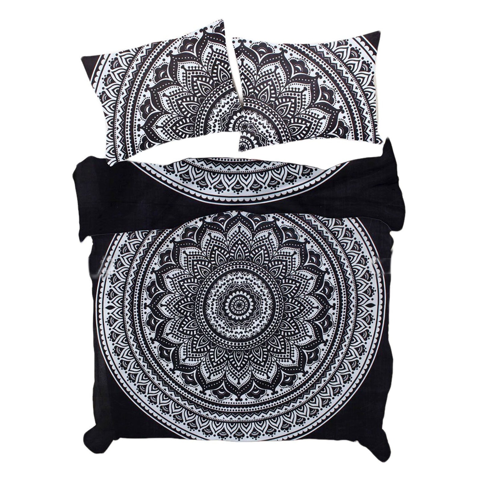 Mandala Bedding Reversible Duvet Cover Mandala Bedding Set Etsy