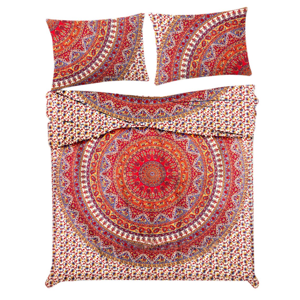 Indian Duvet Cover Christmas Gift Coverlet Tapestry Hippie Etsy UK