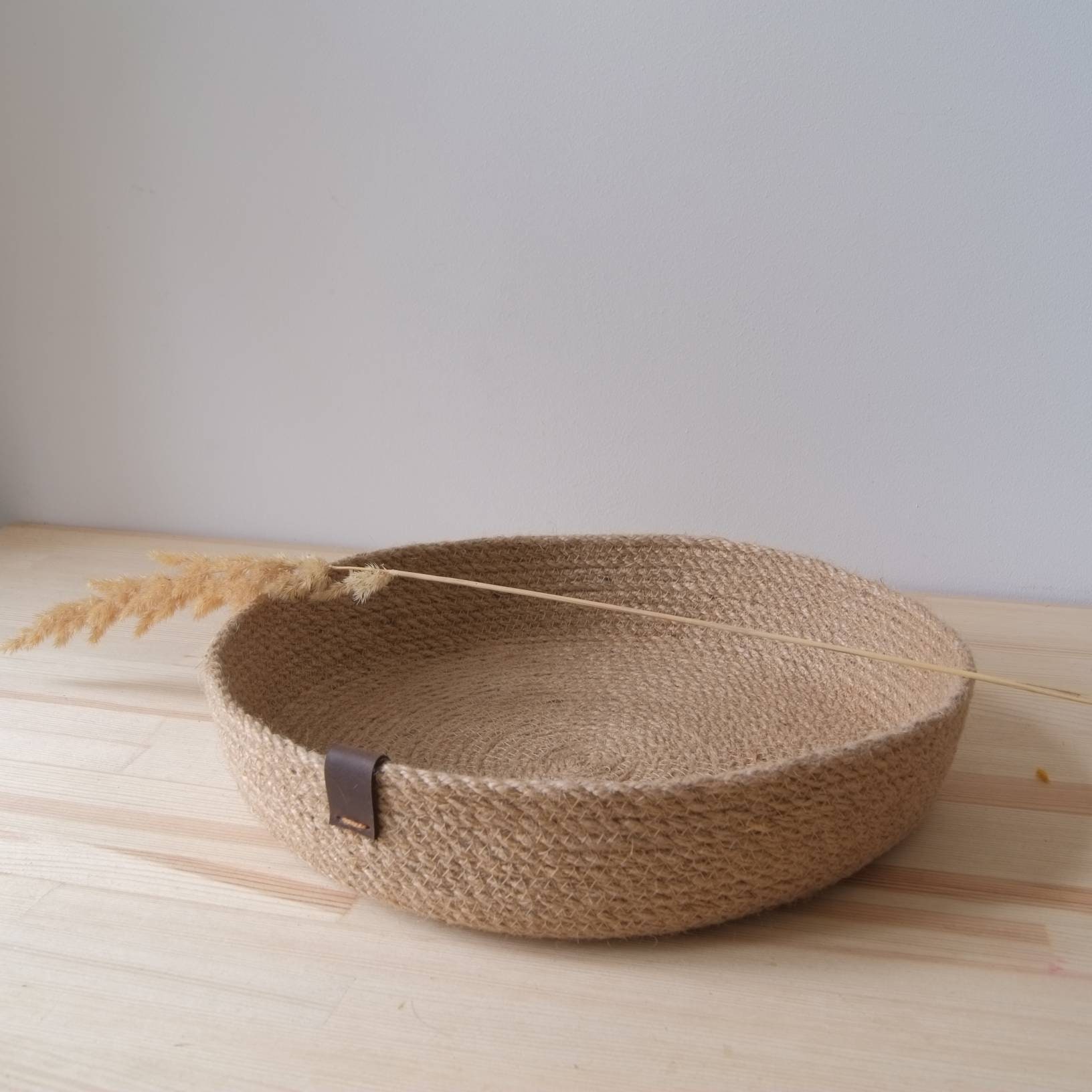 Jute tray jute basket rope bread basket storage basket Etsy
