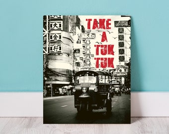 Thailand Print Travel Wall Art Prints Printable Wall Decor Travel Poster Thailand Thailand Poster Thailand Picture Tuk Tuk Travel Print Gift