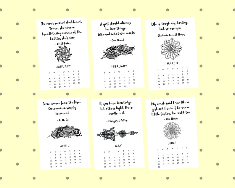 Calendar 2021 Wall Calendar Prints Wall Art Calendar Etsy