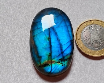 Amazing Unique Spectrolite Labradorite Cabochon Pendant Jewelry Making Stone Labradorite Stone 30X30X6 mm 47 Crt Labradorite Gemstone