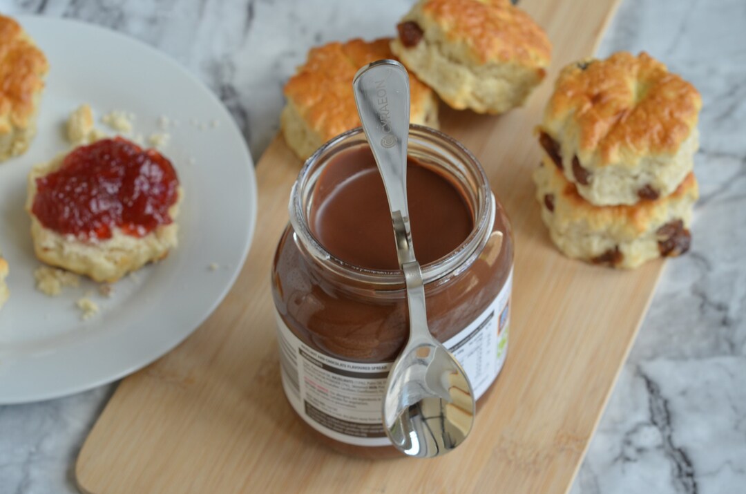 Cyraeon 2 Pack Jar Spoons, Jam Spoon, Spoon for Sauce, Dip, Chutney