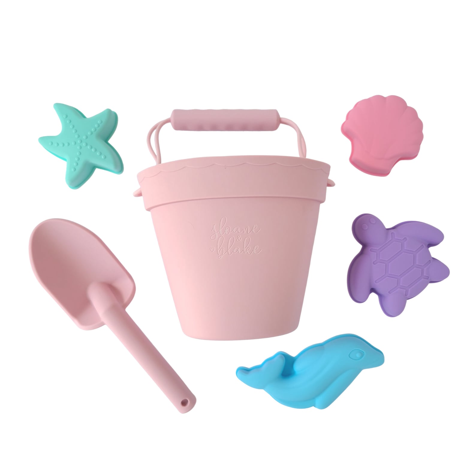 SILICONE BEACH TOY Playset Shell Pink Beach Toys Beach Toy Etsy UK