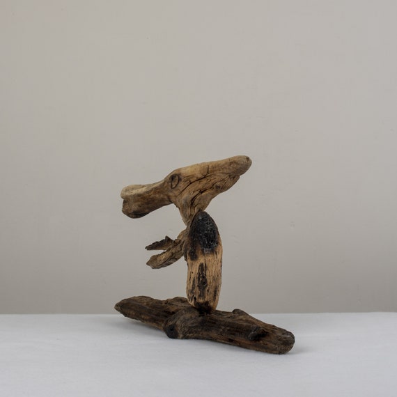 Pteranodon Dinosaur Driftwood Sculpture Ornament Unique Etsy