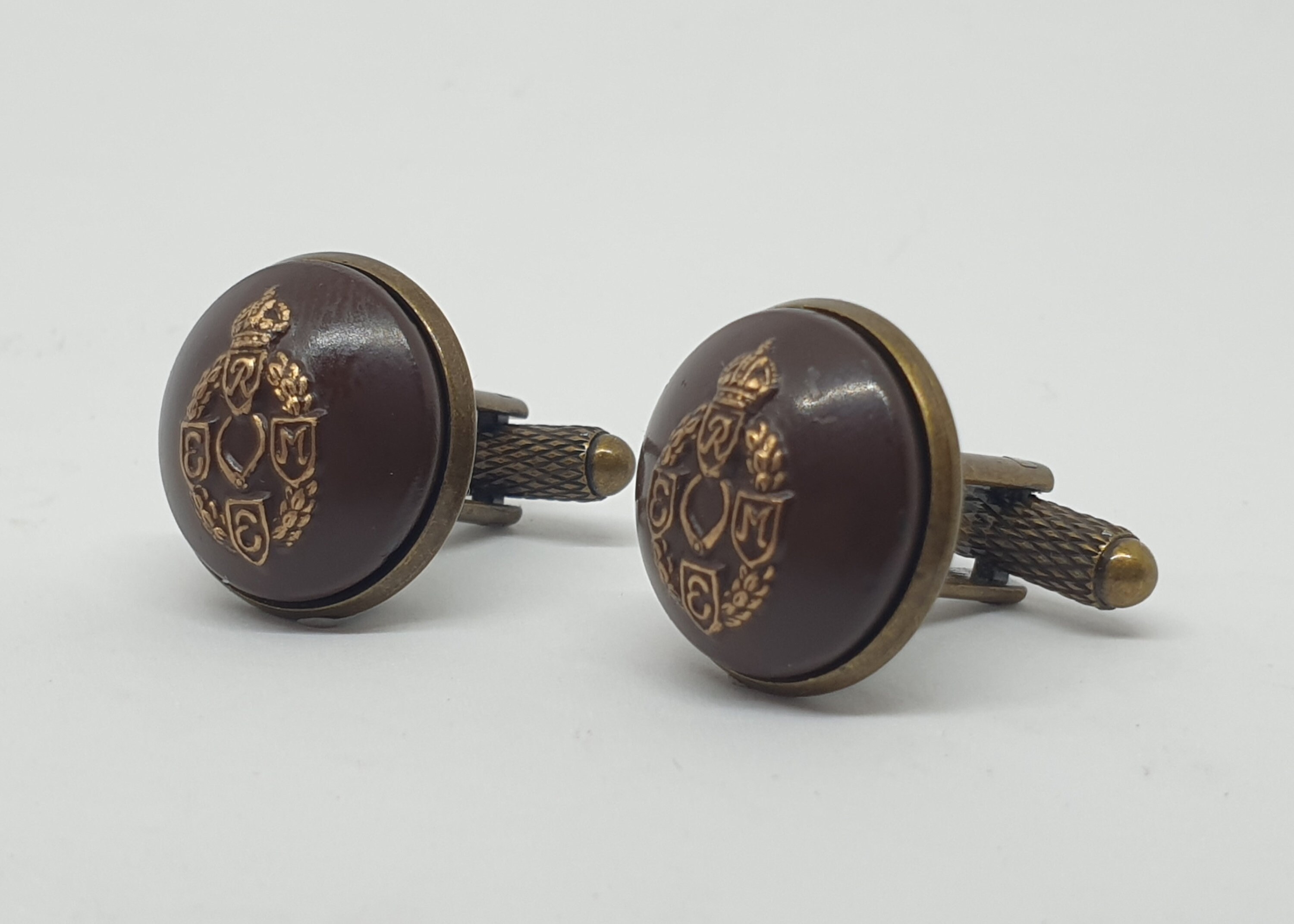 Gemelli Royal Corps Of Engineers Militari - Oro - Regalo Ufficiale