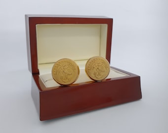 Historical luxury cufflinks USA veteran military remembrance, American Civil War, United States Marine Corps buttons