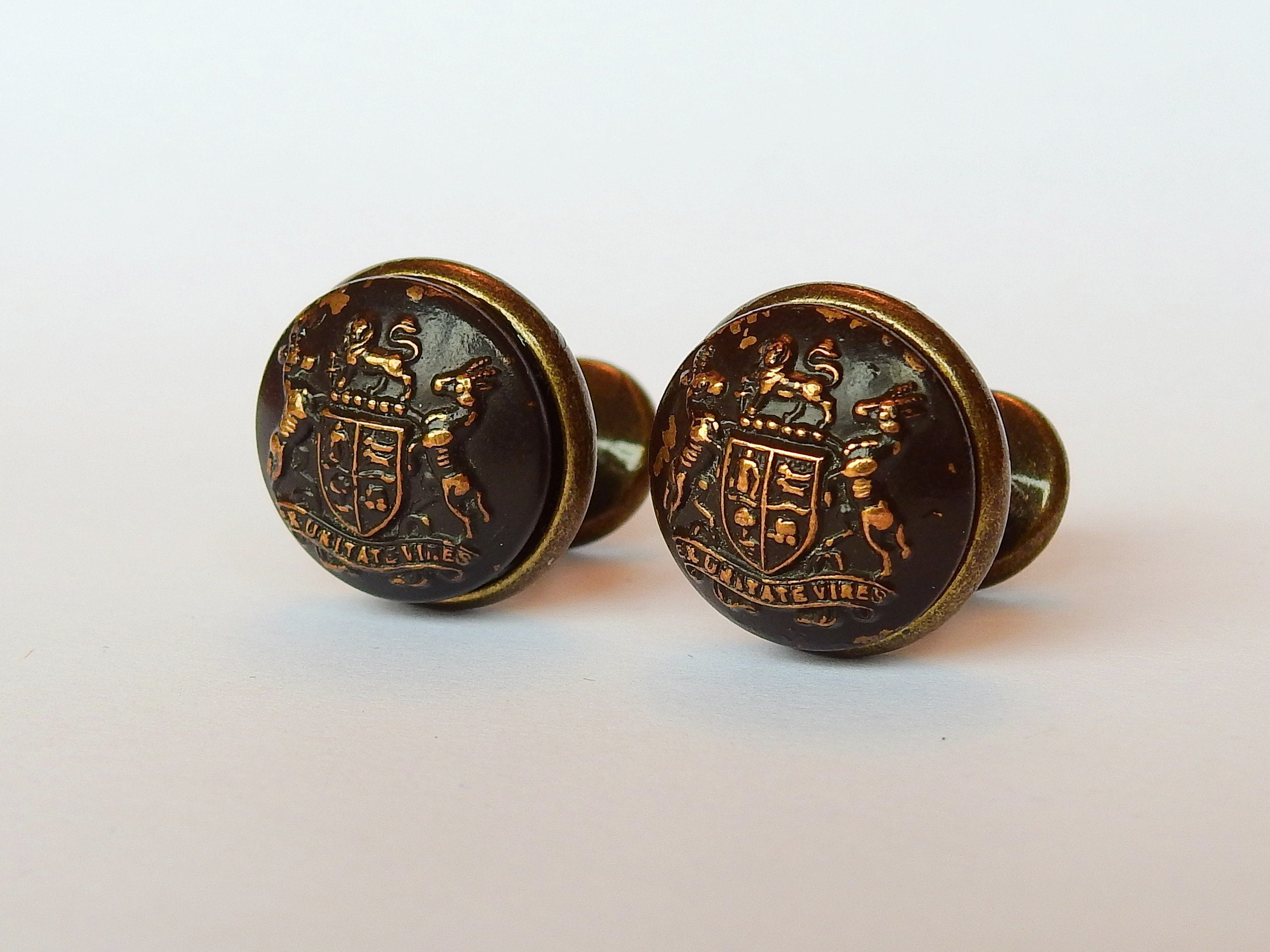 Heritage cufflinks military remembrance WWI First World War Etsy