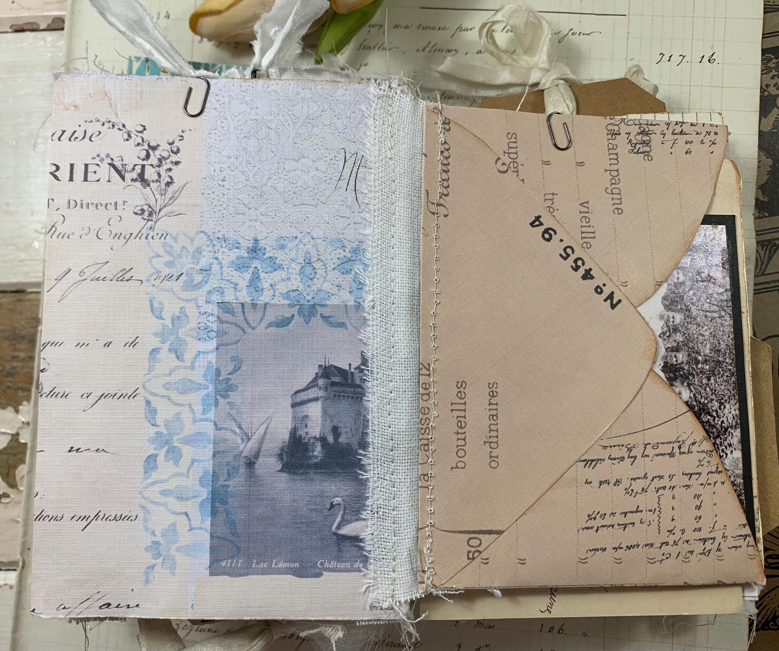 Vintage Style Journal - Cabinet Card Journal - Etsy