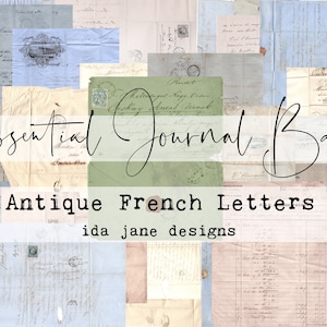 Essential Journal Basics / Sobres franceses antiguos