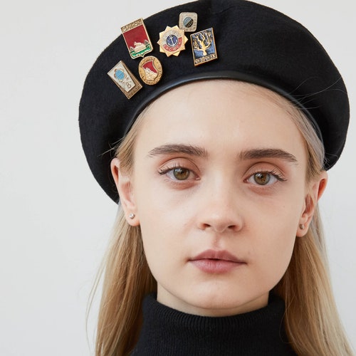Wool Beret Military Beret Hat With 
