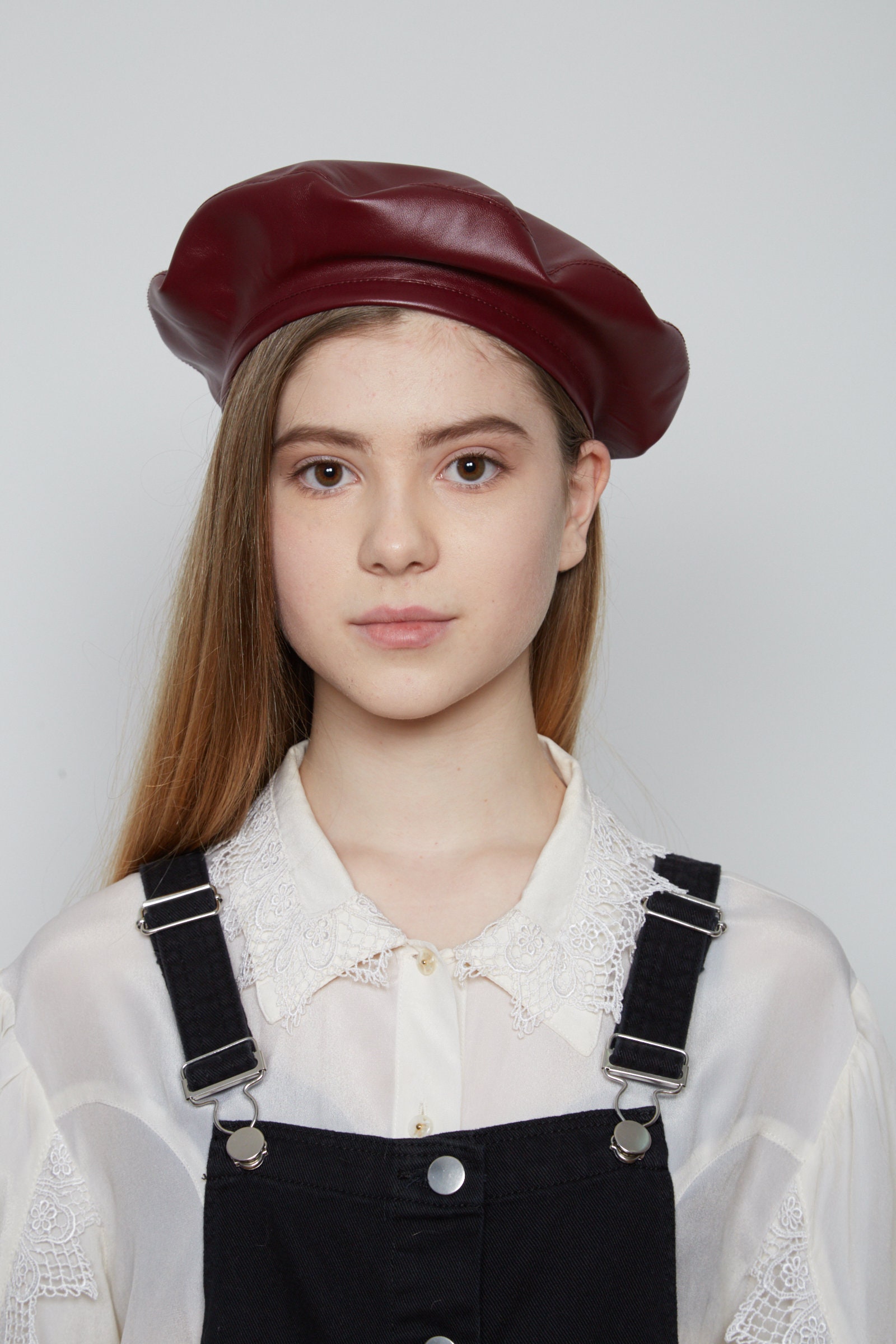 Military Hat Beret Red Beret French Beret Raspberry Beret Etsy