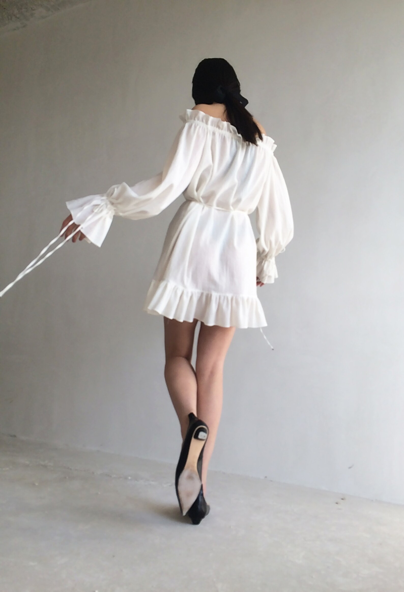 White Cotton Dress Beach Dress White Tunic Simple White Etsy Canada