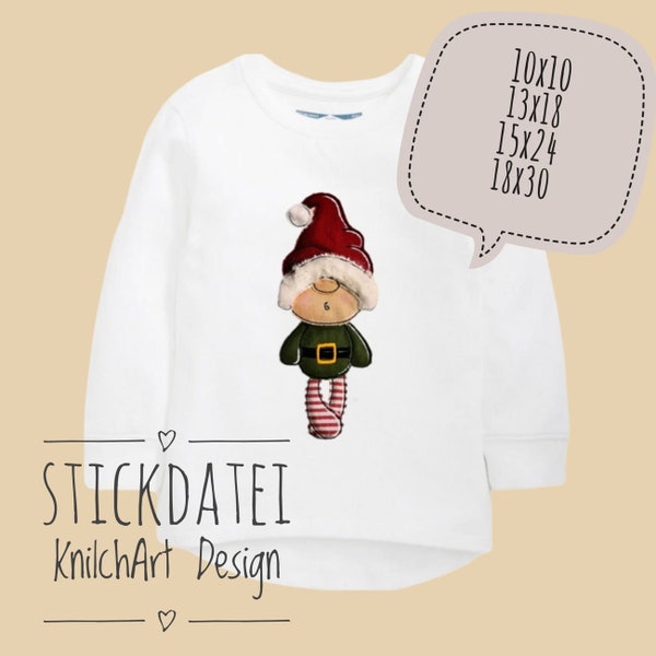 Embroidery file Kleiner Elf