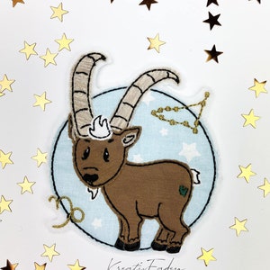 刺繍ファイル星座山羊座