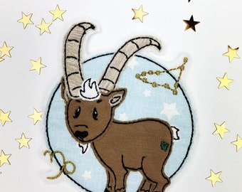 Embroidery file Zodiac sign Capricorn