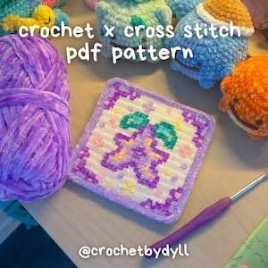 Stardew Stardrop Crochet x Cross-Stitch Tile Pattern