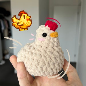 Chonky Stardew Valley Chicken - Cute Amigurumi Plushie