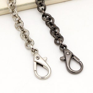 120cm Bag Chain O ring link chain Purse Chain Twisted Chain Metal Bag handle bag strap