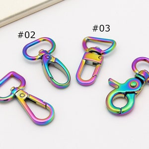 4pcs 3/4&quot;(19mm) swivel clasp Lobster clasp Snap hook swivel hook purse clasp purse hardware