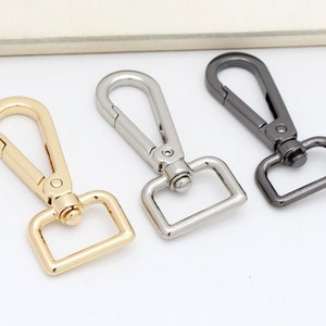 4pcs 3/4&quot;(19mm) Swivel clasp swivel hook Push gate snap hook bag strap clasp purse hardware