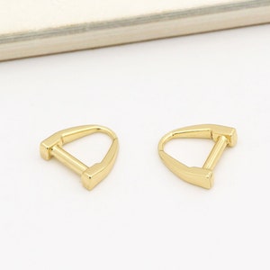 10pcs Small D ring Gold d ring buckle purse ring strap ring zipper pull purse hardware
