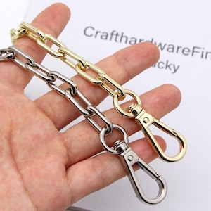 Black Bag chain 10mm Women purse chain bag handle Shoulder strap